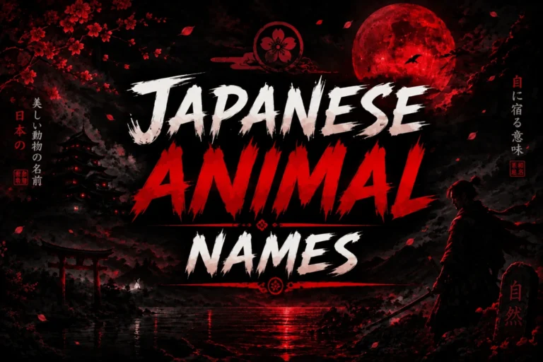 japanese animal names