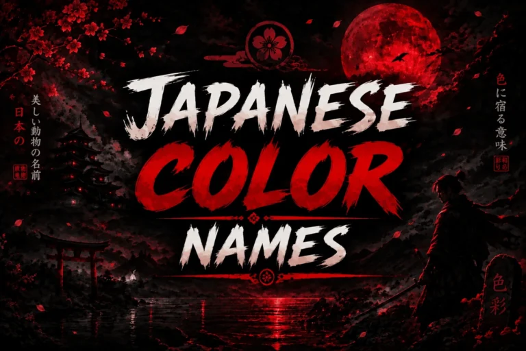 japanese color names