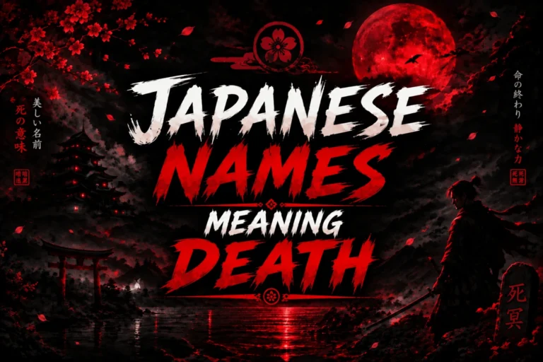 japanese names meaning death